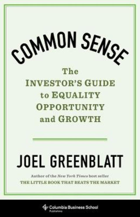 Common Sense by Joel Greenblatt - 9780231198905