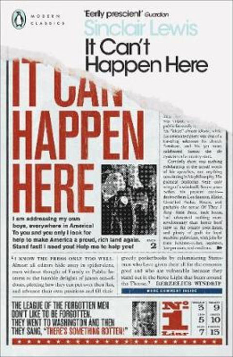It Can't Happen Here by Sinclair Lewis - 9780241310663