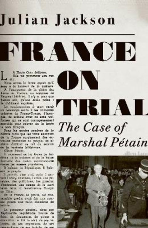 France on Trial from Julian Jackson - Harry Hartog gift idea
