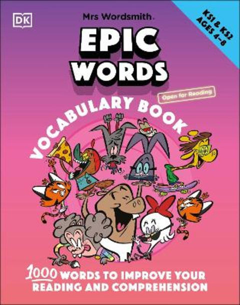 Mrs Wordsmith Epic Words Vocabulary Book, Ages 4-8 (Key Stages 1-2) by DK - 9780241527122