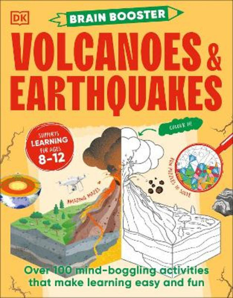 Brain Booster Volcanoes and Earthquakes by DK - 9780241699270
