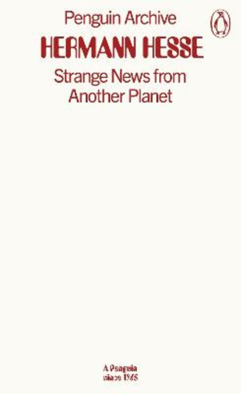 Strange News from Another Planet by Hermann Hesse - 9780241752074