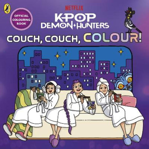 KPop Demon Hunters: Couch, Couch, Colour!: Official Colouring Book by KPop Demon Hunters - 9780241843611