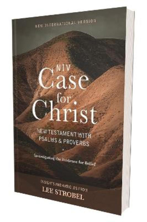 NIV, Case for Christ New Testament with Psalms and Proverbs, Pocket-Sized, Paperback, Comfort Print by Lee Strobel - 9780310457503