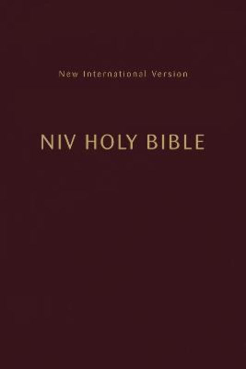 NIV, Holy Bible, Compact, Paperback, Burgundy, Comfort Print by Zondervan - 9780310461241
