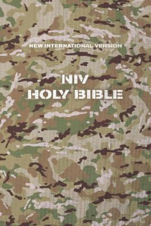 NIV, Holy Bible, Compact, Paperback, Military Camo, Comfort Print by Zondervan - 9780310461258