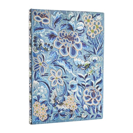 2026 Blue Willow (Celebrate Hanfu) Midi 12-month Horizontal Softcover Flexi Planner (Elastic Band Closure)