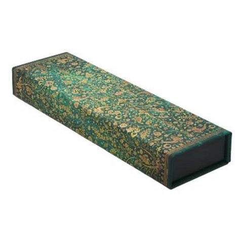 Emerald Flower (Nature's Grace) Pencil Case (Wrap Closure) from Paperblanks - Harry Hartog gift idea