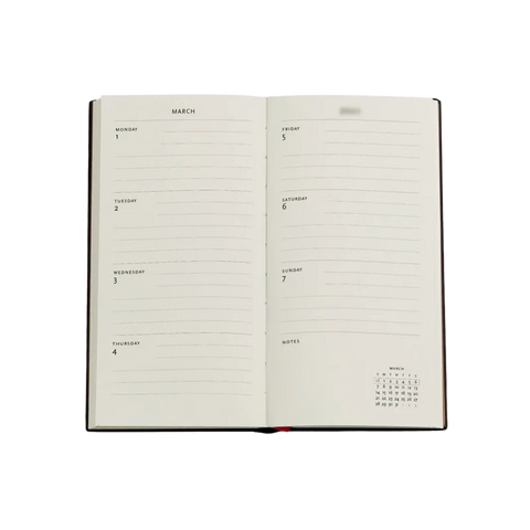 2027 Lotus River Slim Hardcover Weekly Planner