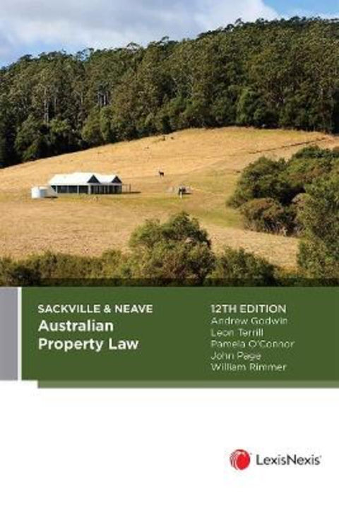 Sackville & Neave Australian Property Law by Pamela O'Connor - 9780409359664