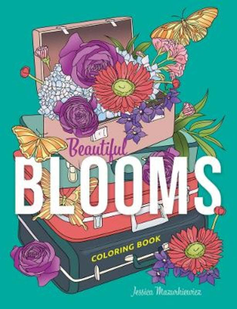 Beautiful Blooms Coloring Book by Jessica Mazurkiewicz - 9780486852768