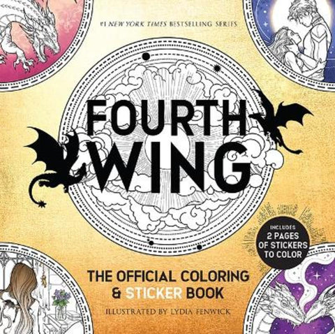 Fourth Wing: The Official Coloring & Sticker Book by Lydia Fenwick - 9780486856278