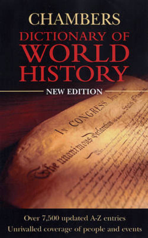 Chambers Dictionary of World History by Chambers Editors - 9780550100948