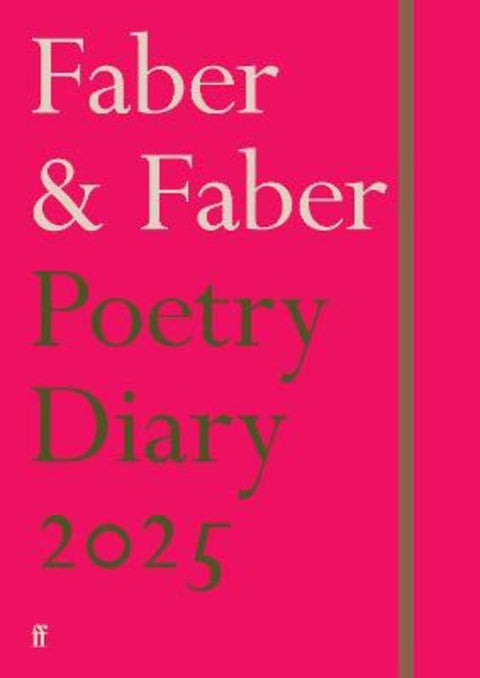 Faber Poetry Diary 2025 from Various Poets - Harry Hartog gift idea