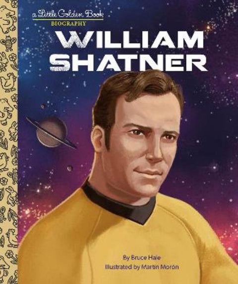 William Shatner: A Little Golden Book Biography from Bruce Hale - Harry Hartog gift idea