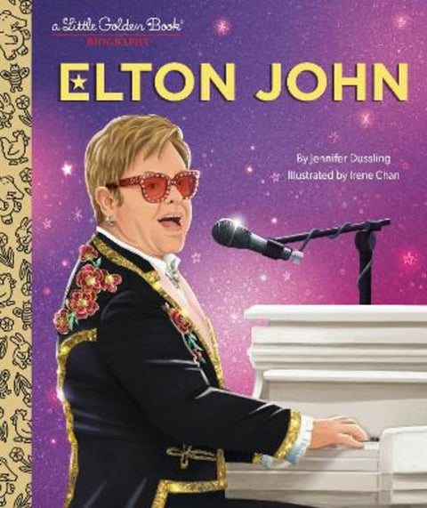 Elton John: A Little Golden Book Biography from Jennifer Dussling - Harry Hartog gift idea