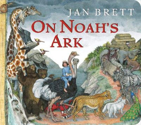 On Noah's Ark (Oversized Lap Board Book) by Jan Brett - 9780593695739