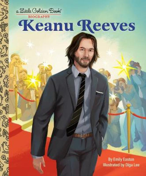 Keanu Reeves: A Little Golden Book Biography from Emily Easton - Harry Hartog gift idea