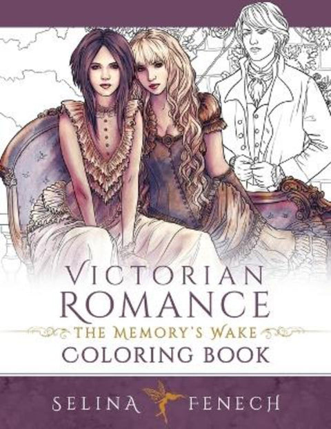 Victorian Romance - The Memory's Wake Coloring Book by Selina Fenech - 9780648026914