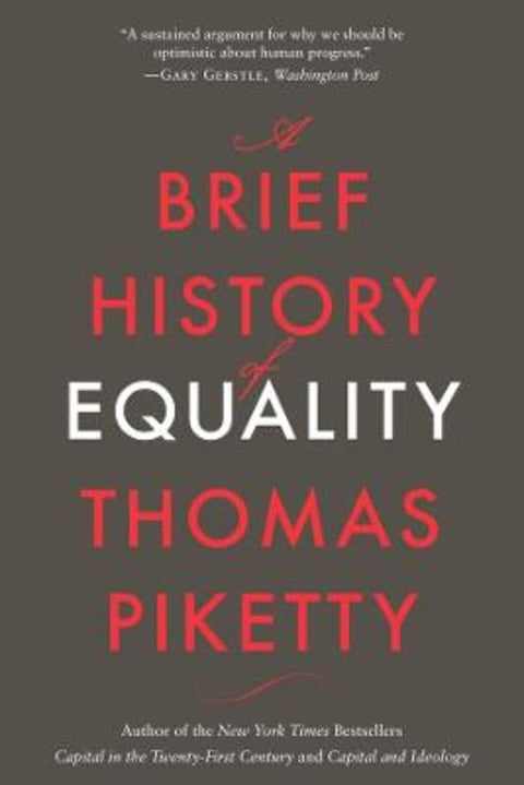 A Brief History of Equality by Thomas Piketty - 9780674295469