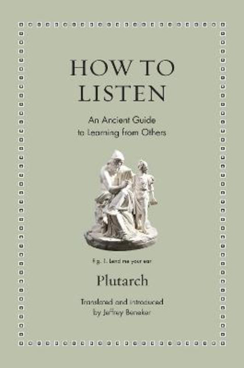 How to Listen by Plutarch - 9780691265582