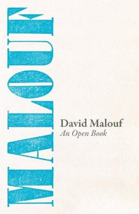 An Open Book by David Malouf - 9780702270970