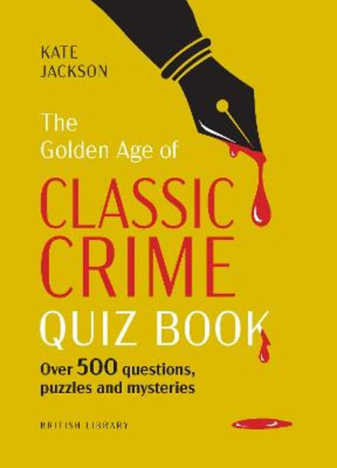 The Golden Age of Classic Crime Quiz Book from Kate Jackson - Harry Hartog gift idea