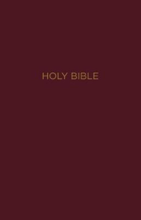 NKJV, Gift and Award Bible, Leather-Look, Burgundy, Red Letter, Comfort Print by Thomas Nelson - 9780718075071