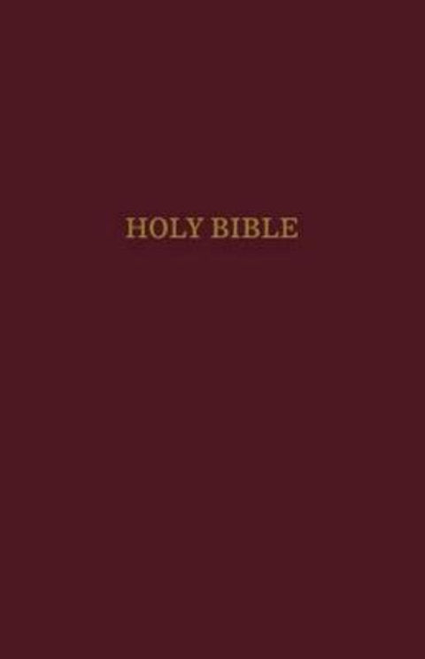 KJV Holy Bible: Gift and Award, Burgundy Leather-Look, Red Letter, Comfort Print: King James Version by Zondervan - 9780718097875