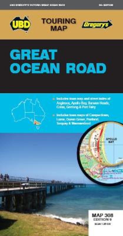 Great Ocean Road Map 308 9th by UBD Gregory's - 9780731932771