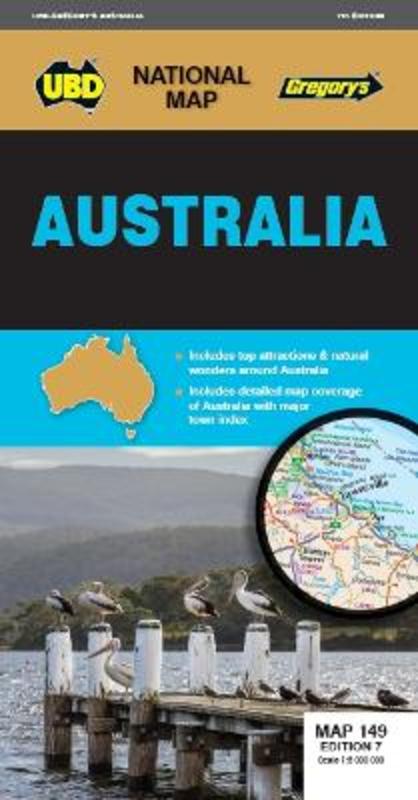Australia Map 149 7th ed by UBD Gregory's - 9780731933259