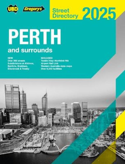 Perth & Surrounds Street Directory 2025 67th by UBD Gregory's - 9780731933396