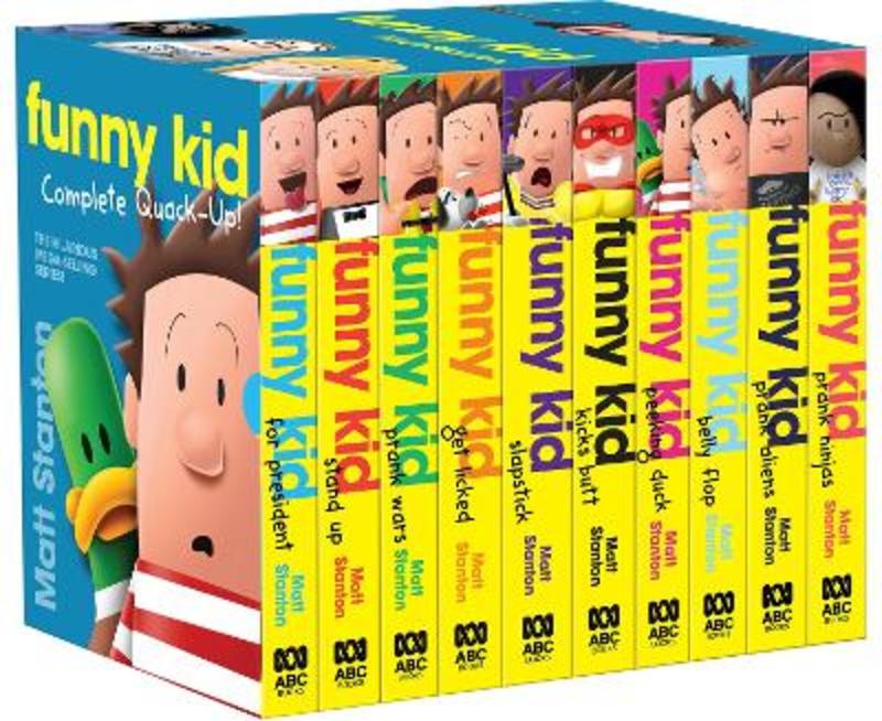 Funny Kid Complete Quack-Up Boxed Set (Funny Kid, #1-10) by Matt Stanton - 9780733342639