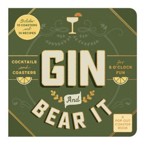 Gin and Bear It Coaster Board Book by Galison - 9780735361171