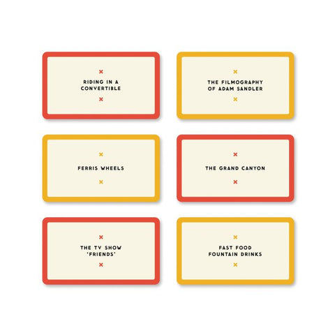 Overrated/Underrated Social Game