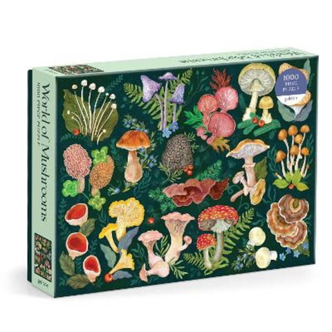 World of Mushrooms 1000 Piece Puzzle from Galison - Harry Hartog gift idea