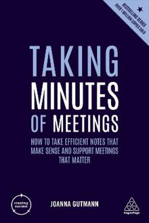 Taking Minutes of Meetings by Joanna Gutman - 9780749486174