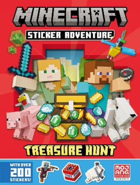 Minecraft Sticker Adventure: Treasure Hunt by Mojang AB - 9780755503582