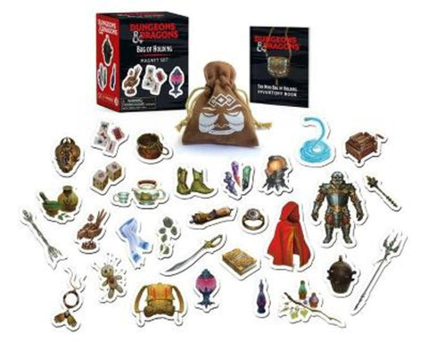 Dungeons & Dragons: Bag of Holding Magnet Set by Brenna Dinon - 9780762475902