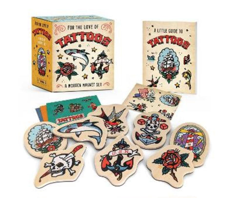 For the Love of Tattoos: A Wooden Magnet Set by Verena Hutter - 9780762485987