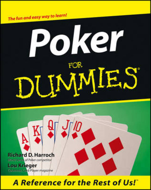 Poker For Dummies by Richard D. Harroch - 9780764552328