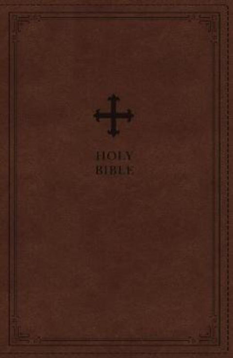 NRSV Catholic Edition Gift Bible, Brown Leathersoft (Comfort Print, Holy Bible, Complete Catholic Bible, NRSV CE) by Catholic Bible Press - 9780785230397