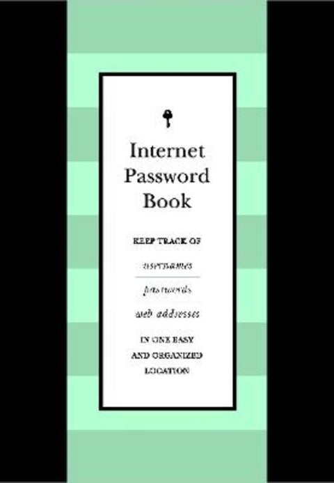 Internet Password Book : Volume 9 from Editors of Chartwell Books - Harry Hartog gift idea