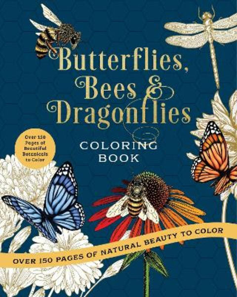 Butterflies, Bees & Dragonflies Coloring Book by Editors of Chartwell Books - 9780785846314