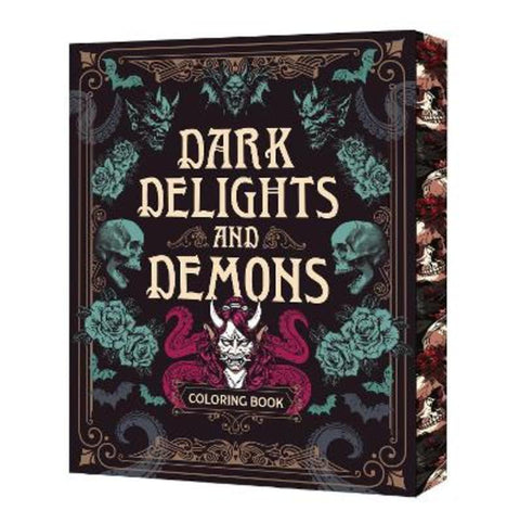 Dark Delights and Demons Coloring Book by Editors of Chartwell Books - 9780785846338