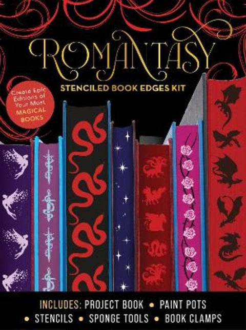Romantasy Stenciled Book Edges Kit by Editors of Chartwell Books - 9780785847786