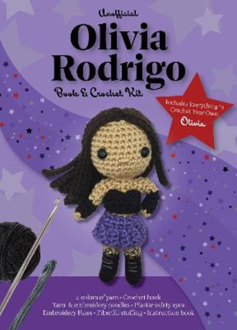 Unofficial Olivia Rodrigo Book and Crochet Kit by Kati Galusz - 9780785849476