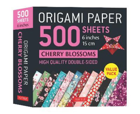 Origami Paper 500 sheets Cherry Blossoms 6 inch (15 cm) by Tuttle Publishing - 9780804853637