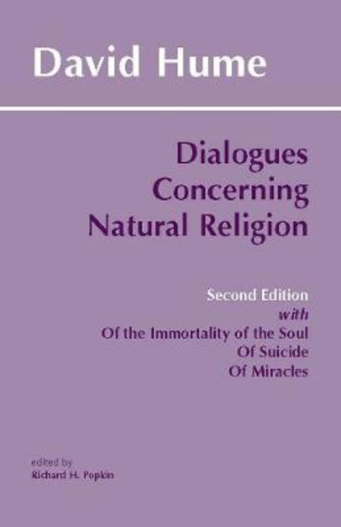 Dialogues Concerning Natural Religion by David Hume - 9780872204027
