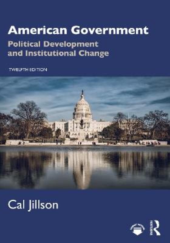 American Government by Cal Jillson 9781032293967 Harry Hartog